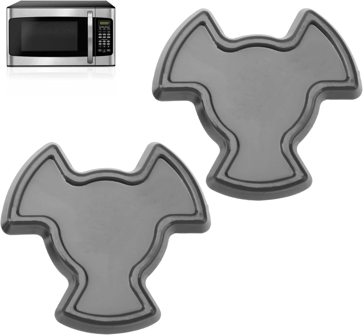 2Pack WB06X10420 Turntable Motor Coupler for GE Kenmore Hotpoint Microwave