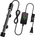 ECO Precise 500W Aquarium Heater Submersible, for 55-100 Gallon Fish Tank, ±0.5℃ Dual Probe Controller, Overheat &