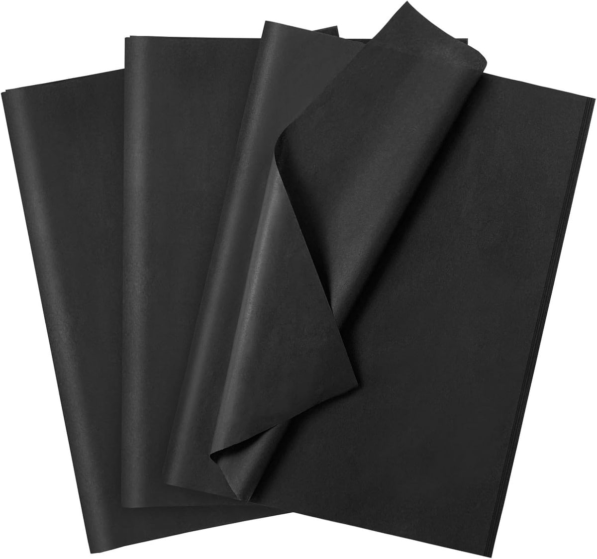 120 Sheets Black Tissue Paper for Gift Bag Wrapping,14 x 20 Inch