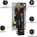 Smart Coin Acceptor, CPU Multi Coins Acceptor Selector Comparable Roll Down Coin Mech Electronic Roll Down Coins