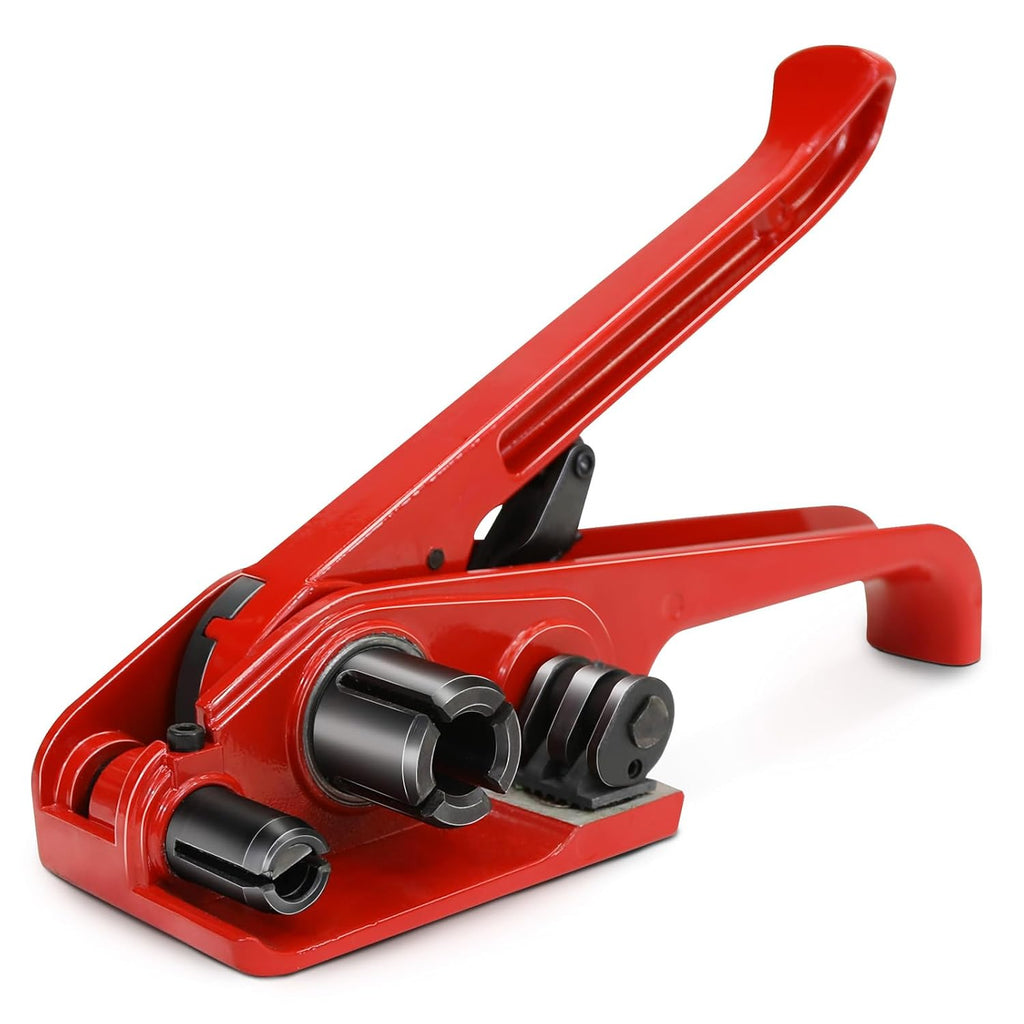 Heavy Duty Banding Strapping Tensioner & Cutter for 1/2"-3/4" Width Polyester Polyproplyn Poly Plastic Strap Manual