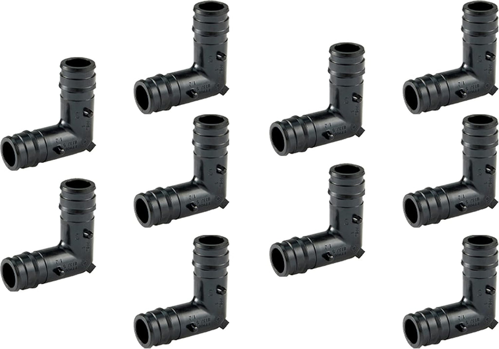 10Pcs EFIELD PPSU Poly Pex-A Expansion 1" Elbow(PPSU1960012-10)