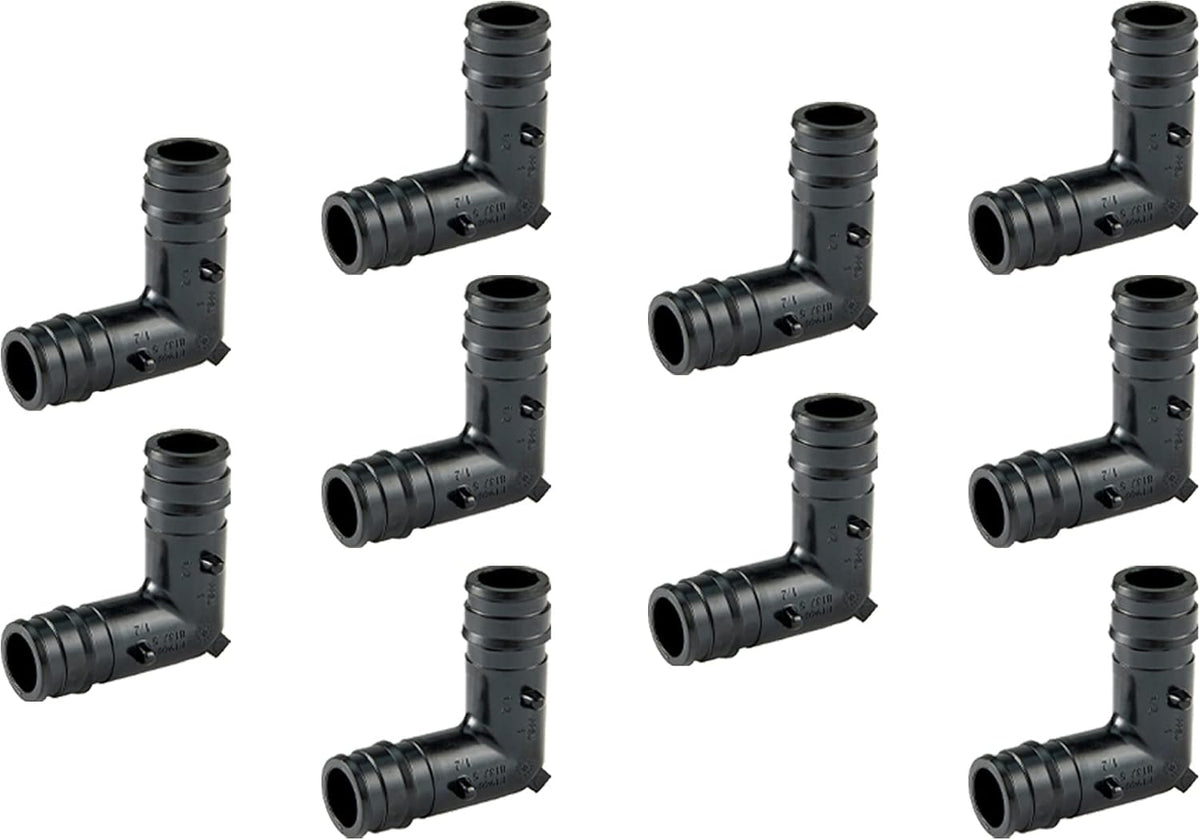 10Pcs EFIELD PPSU Poly Pex-A Expansion 1" Elbow(PPSU1960012-10)