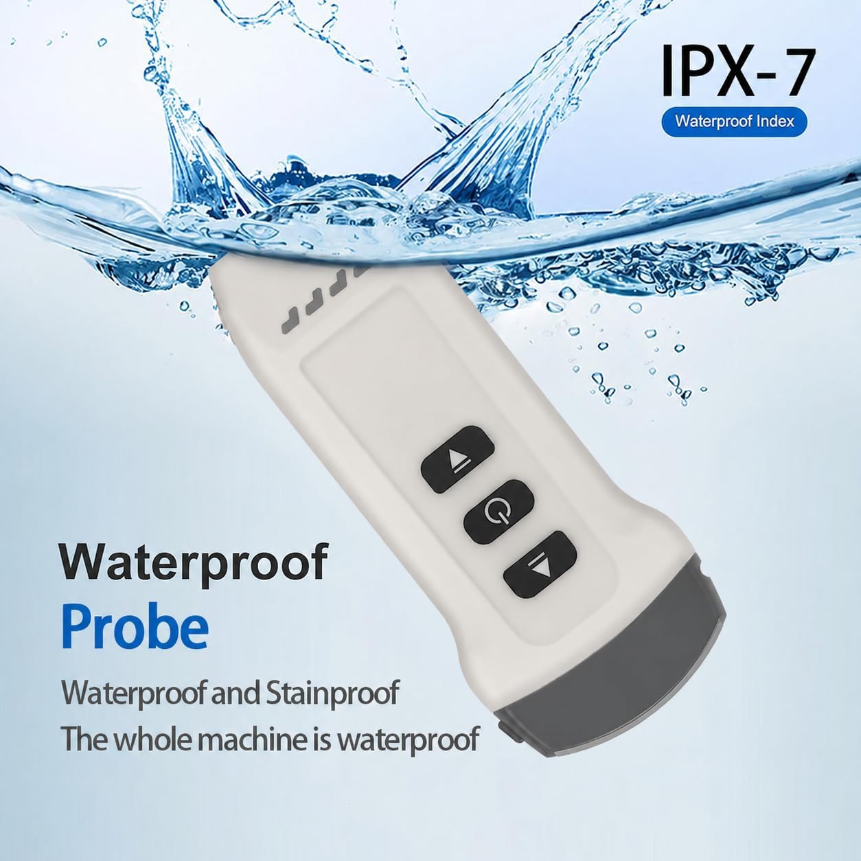 Dual Probe Wireless Color Doppler Ultrasound Machine 3.2MHZ and 7.5MHZ Probe, Wireless Ultrasound Machine for Android
