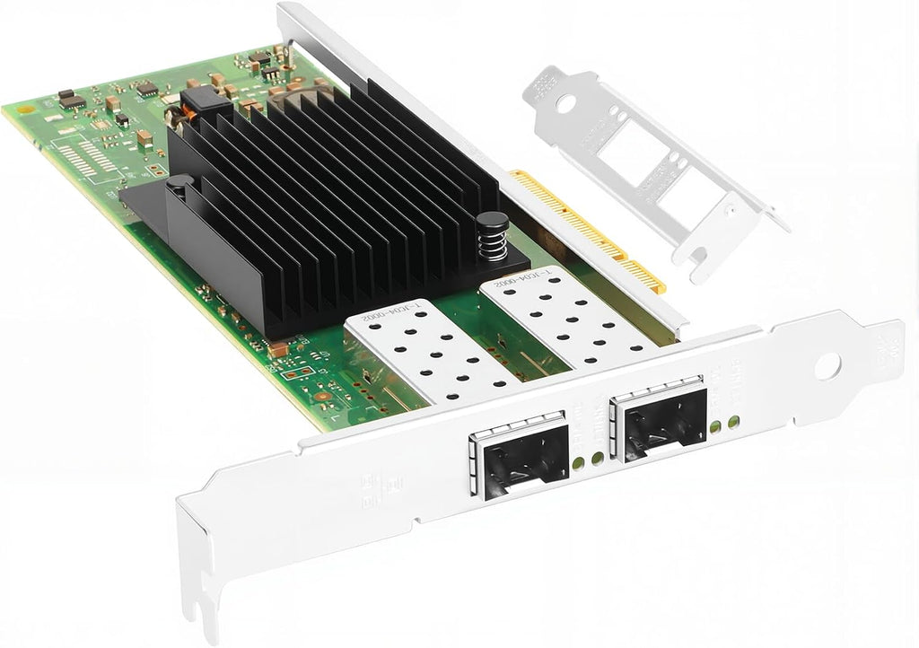 PCIe Ethernet Network Card for Intel X710-DA2 X710-BM2 Chipset PCIe 3.0 x8 10Gb Dual Port SFP+ LAN Card Support Windows Server/Windows/Linux/VMware/ESX