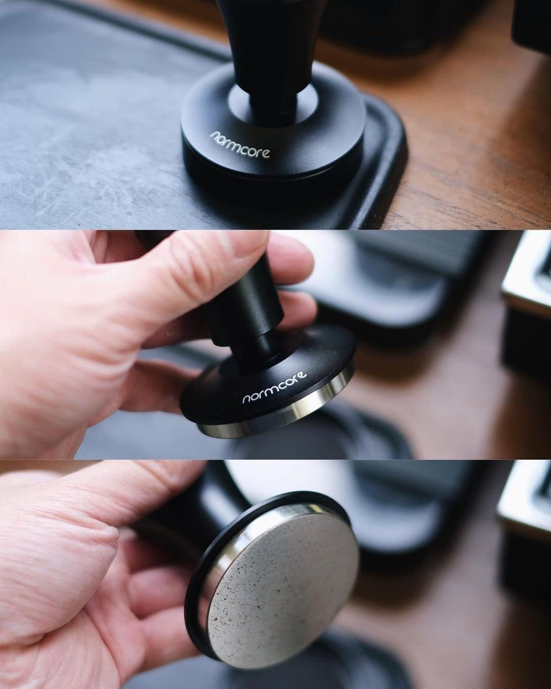 V4 Coffee Tamper 53.3mm - Spring-Loaded Tamper - Barista Espresso Tamper with 15lb / 25lb / 30lbs Replacement Springs