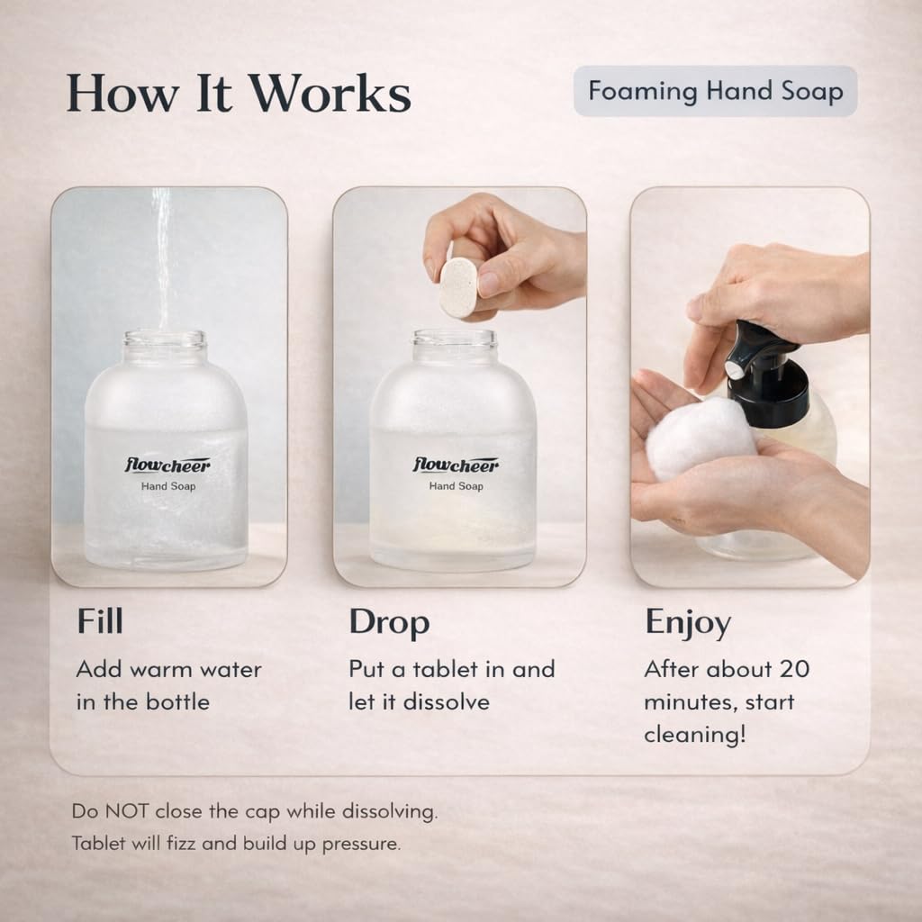 Foaming Hand Soap Refill Tablets, Variety Fragrance, 12 Pack