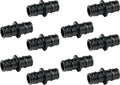 10 Piece EFIELD Poly PPSU Pex-A Expansion Fittings,1"x 1"Straight Coupling