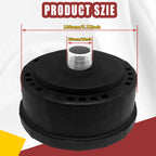 1pcs 25mm/1Inch Air Compressor Noise Reducer Silencer Filter,Plastic Shell Round Muffler Filter