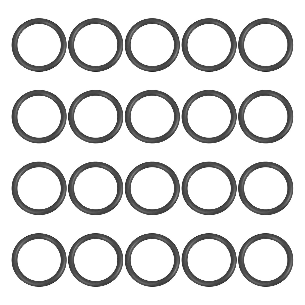 uxcell 100Pcs AS-014 O-Rings, EPDM O-Rings 1/2" ID, 31/32" OD, 1/16" W