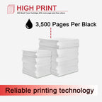 052 Black Toner Cartridge 2-Pack Replacement for Canon 052H CRG052