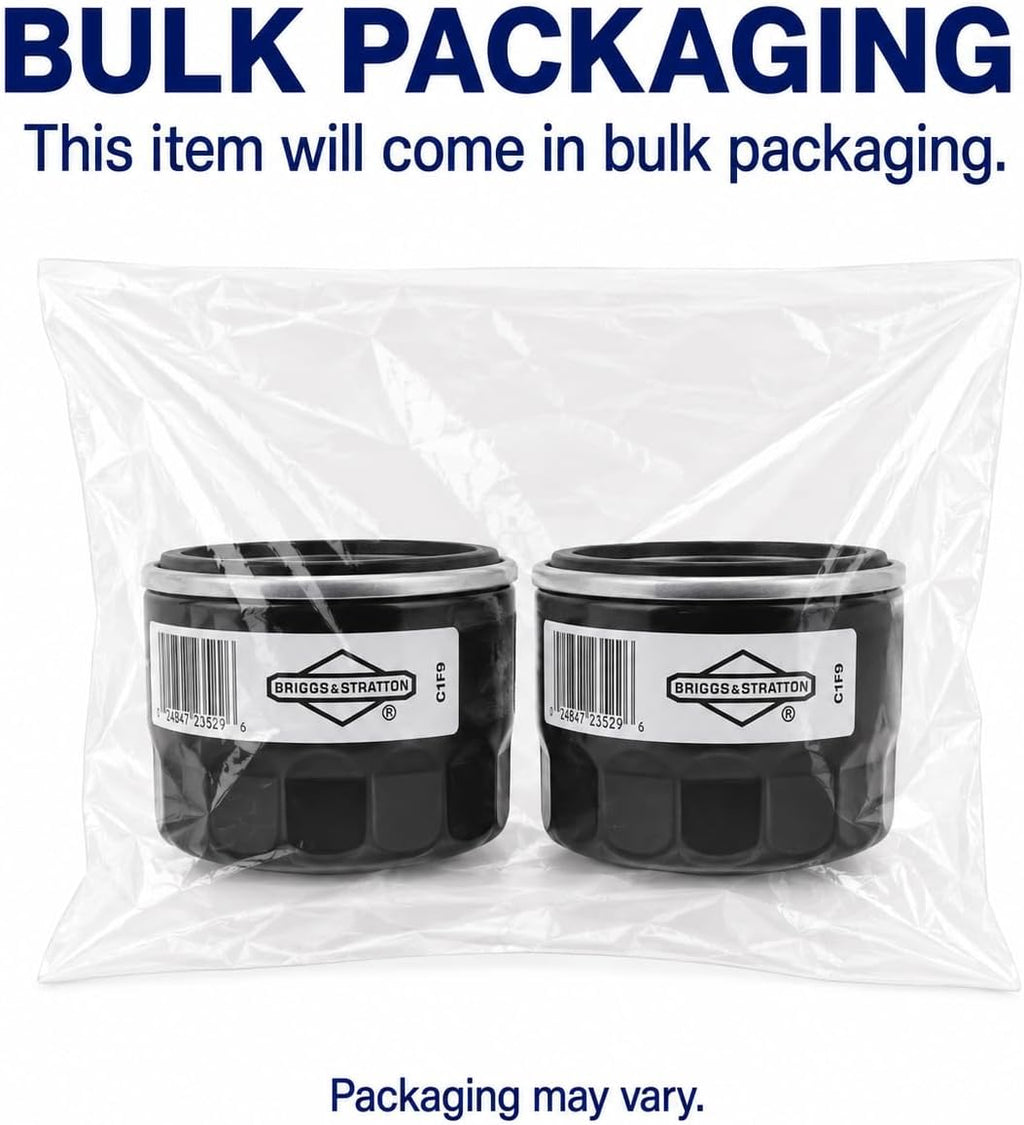 Briggs & Stratton 2 Pack Oil Filter, Genuine Replacement Part 492932, Compatible with Lawn Mower