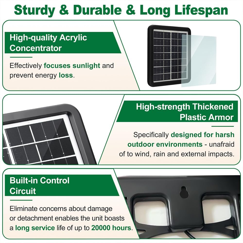 2.5W Solar Water Pump Kit Protective Shell Solar Panel Solar Fountain Pump 5 Nozzles for Outdoor Water Features Bird