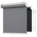 Light Filtering Roller Shades for Indoor Windows, 14" W x 72" H, Grey