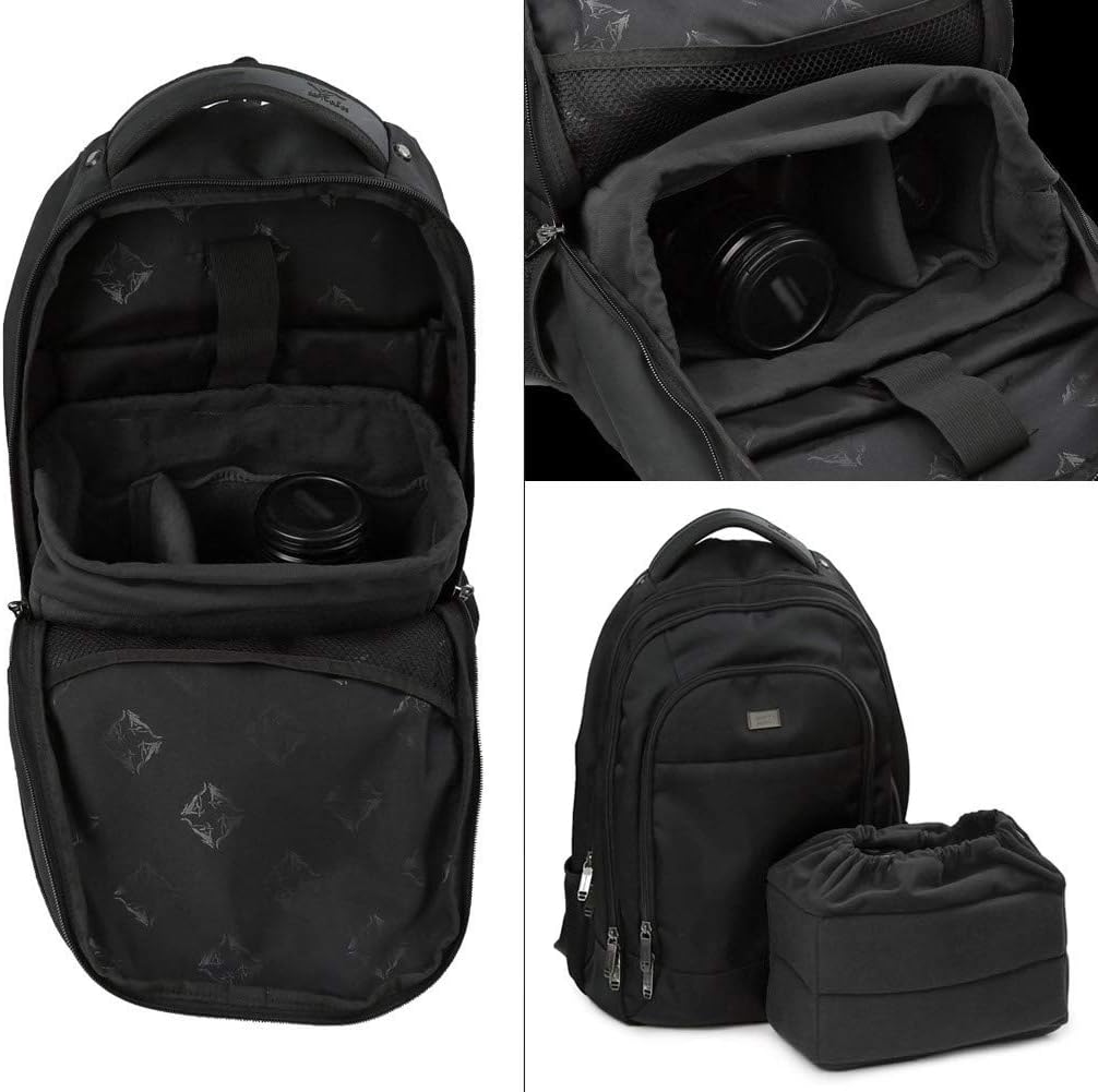 Shockproof Camera Photo Bag for SLR TLR Camera Insert Partition Padded Case,Can be Put Directly Into the SLR Camera