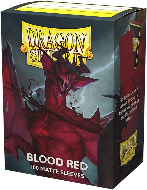 Standard Size Card Matte Sleeves | 100 CT - Smooth & Tough Premium TCG Sleeves | Compatible with Pokemon, Flesh &