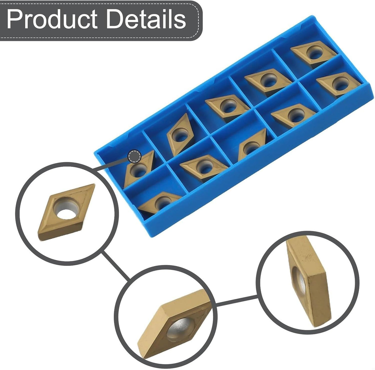 SDNCN1616H11 for lathe Tool Holder 16x100mm +10 Inserts SDNCN1616H11