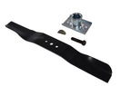 perfektGarten 51 CM blade + blade holder + wedge + screw compatible with Hecht lawnmowers