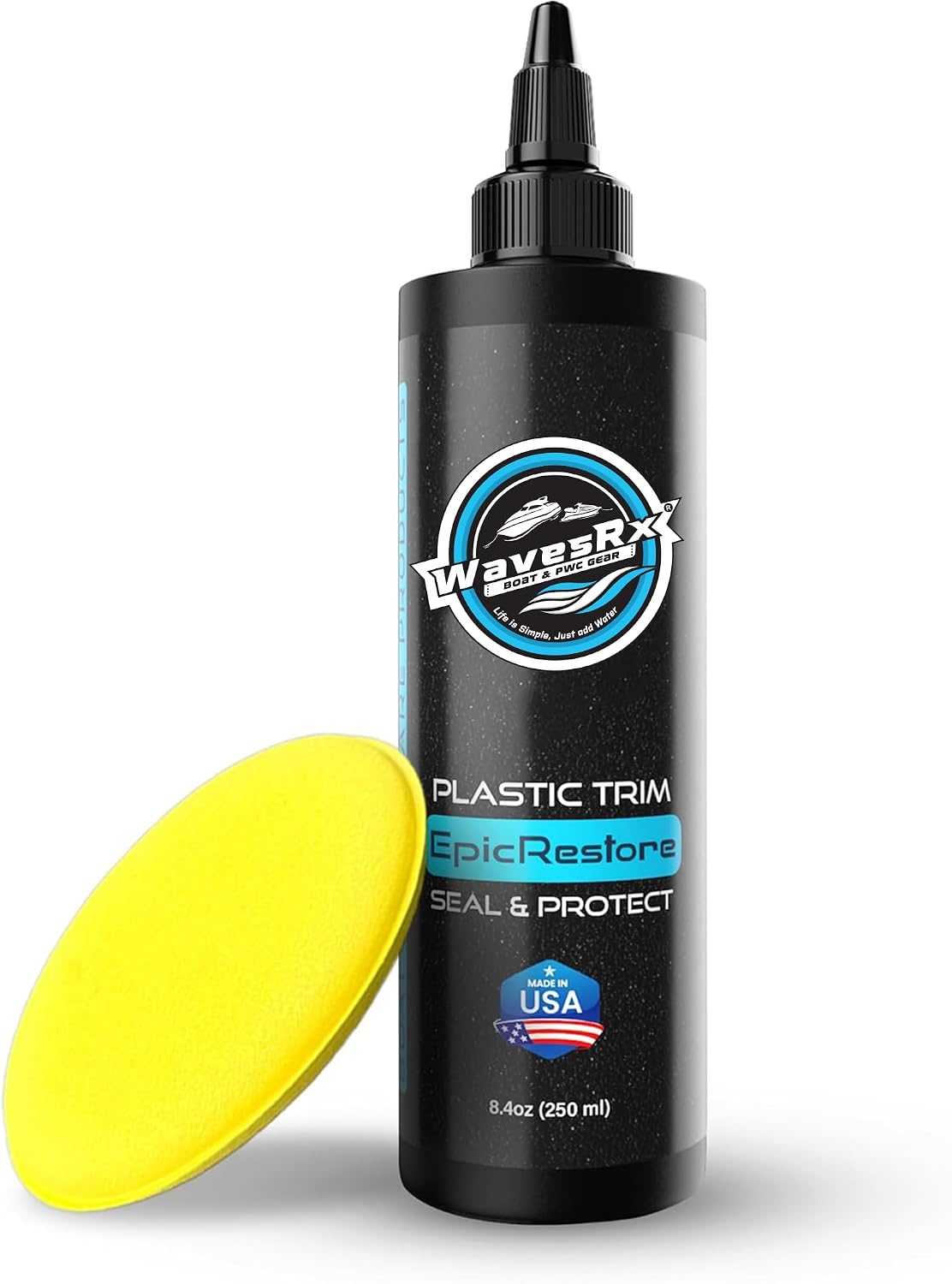 EpicRestore Marine Trim Restorer & Vinyl Protectant | Plastic Restorer for Boats & PWC | Ceramic Coating UV