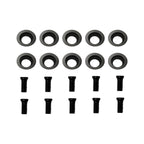 10Pcs 8.9mm Round Carbide Inserts, Indexable Replacement Cutters Inserts