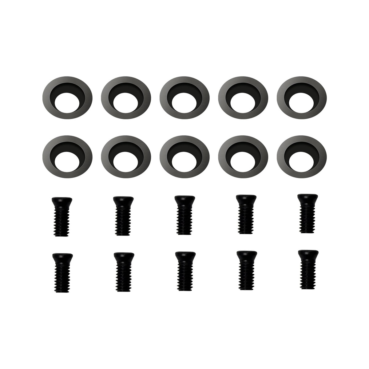 10Pcs 8.9mm Round Carbide Inserts, Indexable Replacement Cutters Inserts