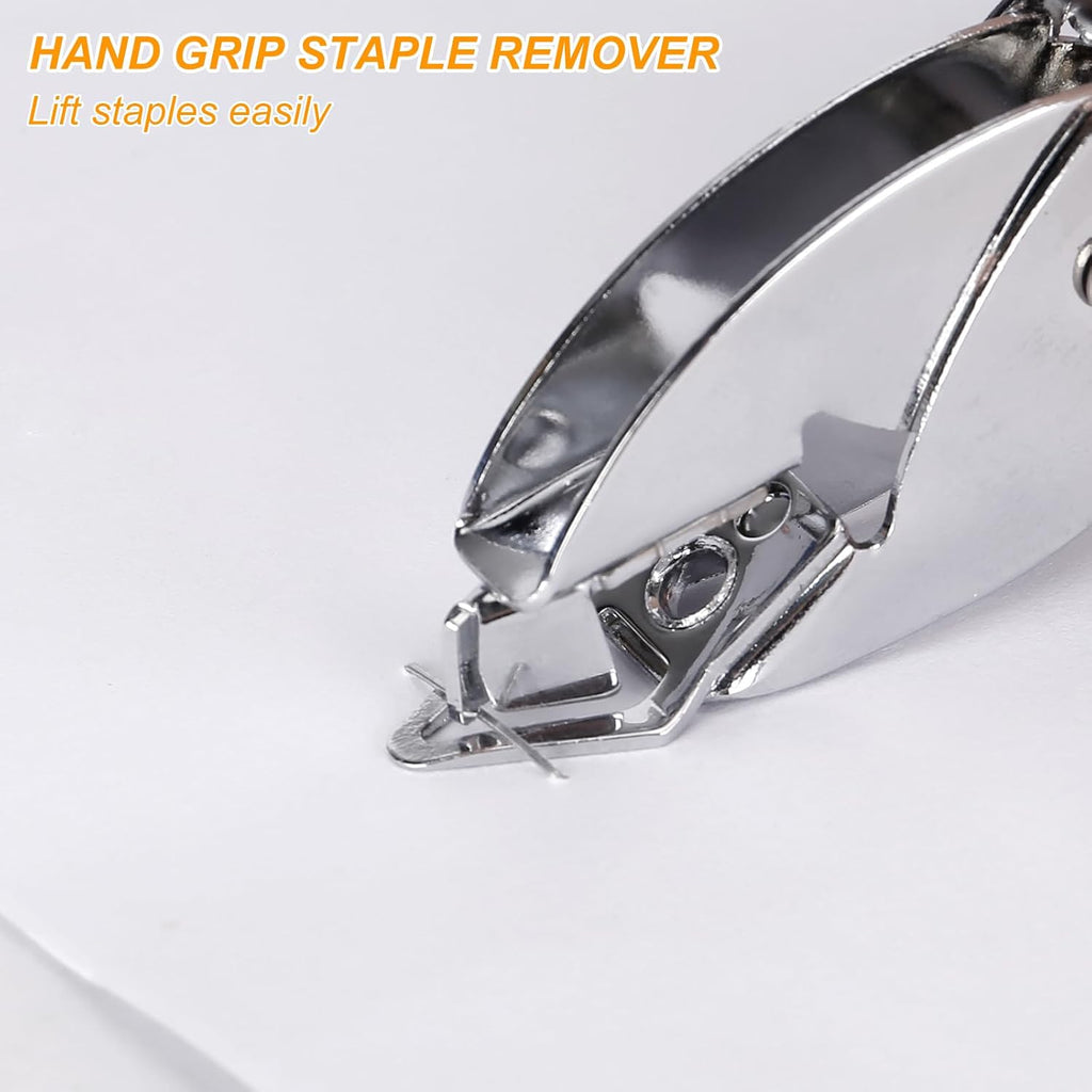 Professional Metal Staple Remover Tool - Premium Steel Construction, Easy-Grip Ergonomic Handheld Design, Durable