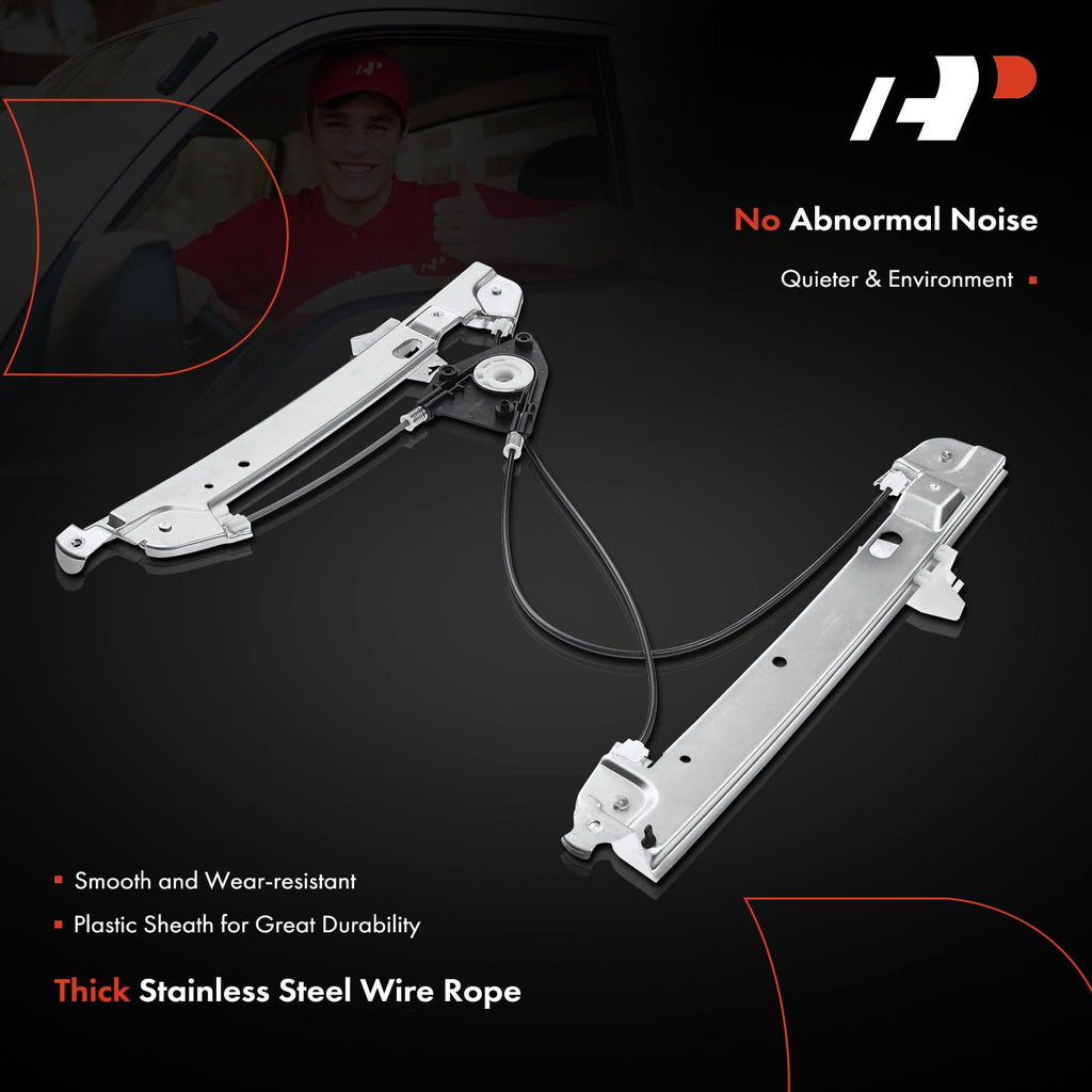 A-Premium Power Window Regulator Front Passenger Side Compatible with Dodge