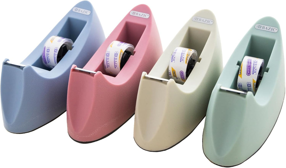 Desktop Tape Dispenser with Refill, 1 in Core, 4-Set