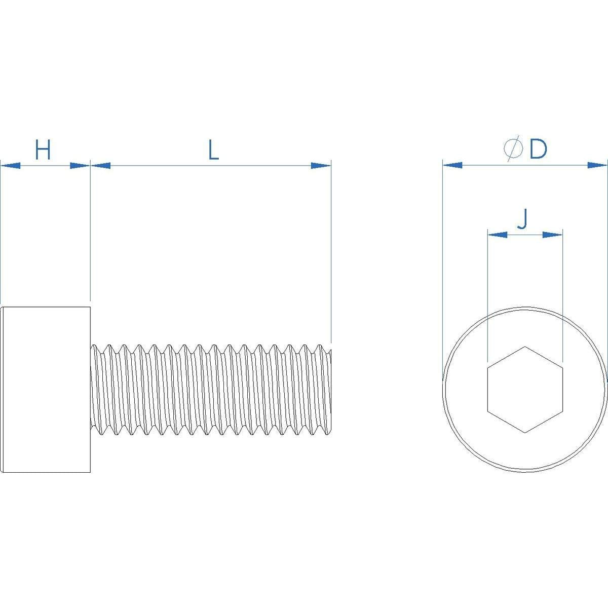 Fullerkreg M3 x 8mm Socket Head Cap Screws