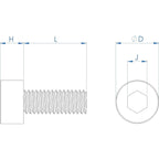 M6-1.0 x 30MM Socket Head Cap Screws