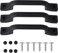TonGass (3 Pack, Black All Weather Plastic Grab Handle for RV Trailer