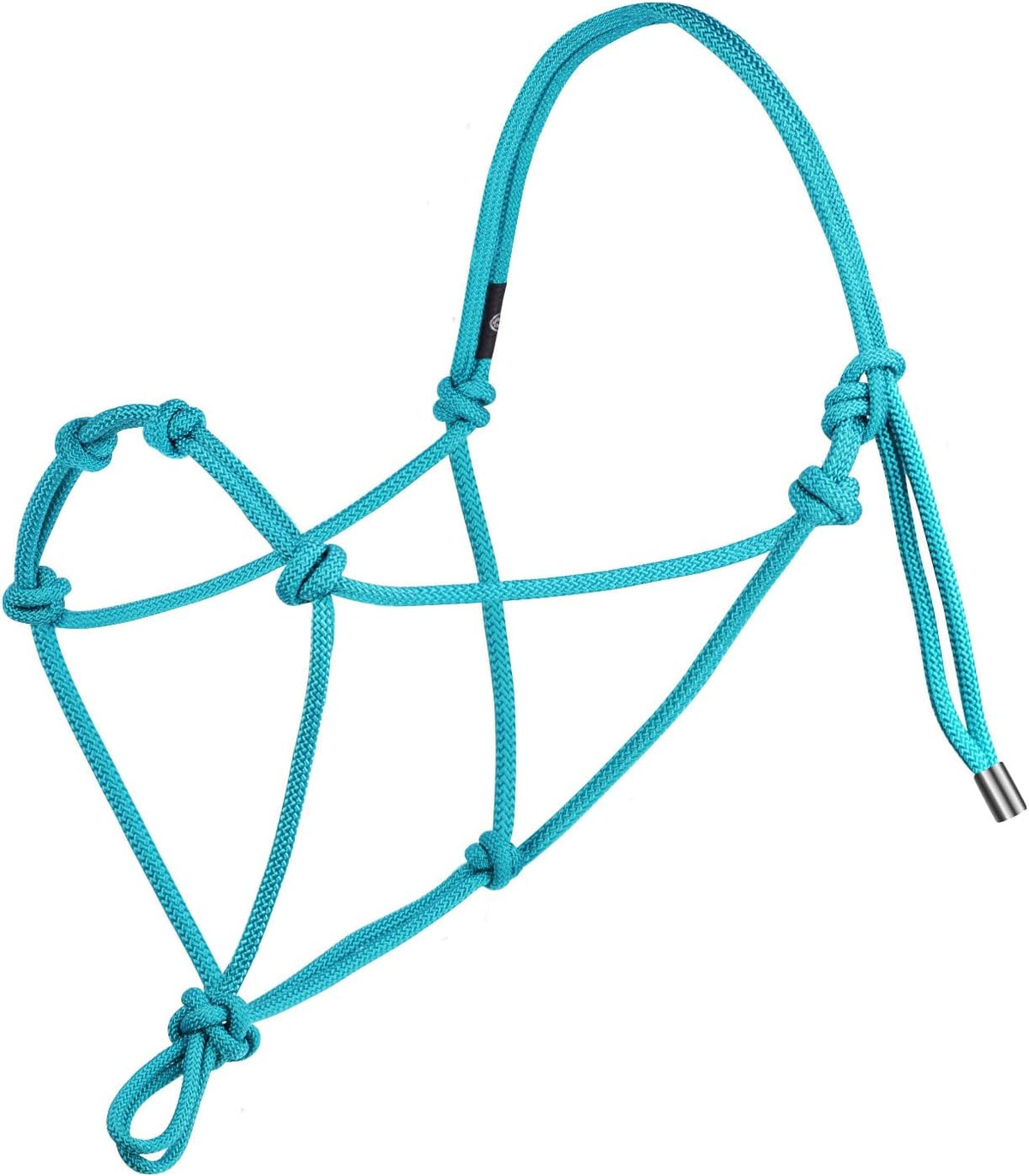 Super Sturdy Horse Rope Training Halter with 4 Knot 1/4" Stiff Halter Cord