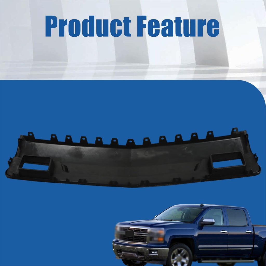 Silscvtt Front Bumper Filler Panel Replacement for Silverado 1500 2014 2015