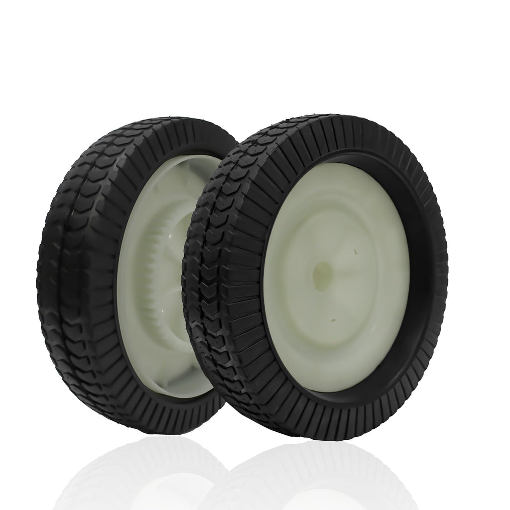Showingo 44985 Lawn Sweeper Wheel Tire Complete Assembly Set