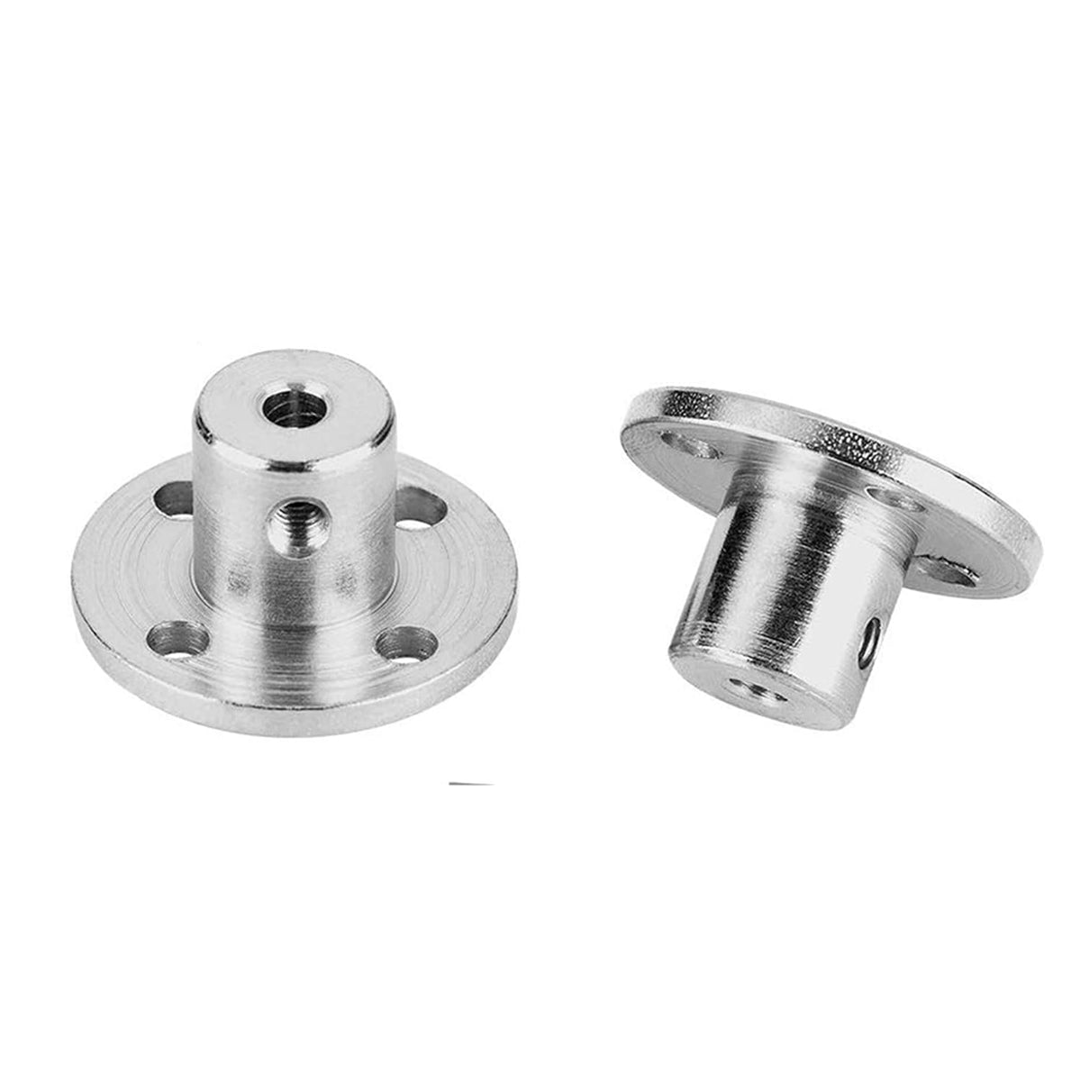daier 4Pcs 2mm Flange Coupling Connector, Rigid Guide Model Coupler Accessory, Shaft Axis Fittings for DIY RC Model Motors