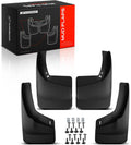 Mud Flaps, No Drilling Required Splash Guards with Accessories | Compatible with Chevrolet Avalanche, Silverado