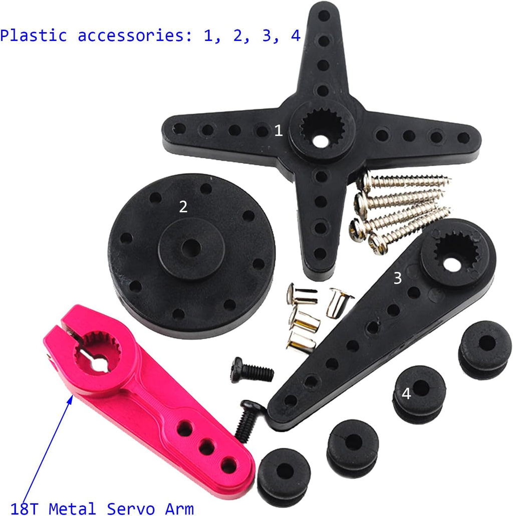 12V 150KG DS51150 Digital RC Servo Full Metal Gear 270 Degree | Waterproof IP67, 18T Metal Servo Arm, For Baja Car