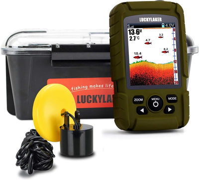 Water Depth Fish Finders Waterproof Portable Fishing Fish Finder Display Handheld Ice Fishing Finder Sonar Sensor
