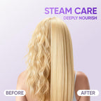 Ceramic Flat Iron with Professional Steam Hair Straightener