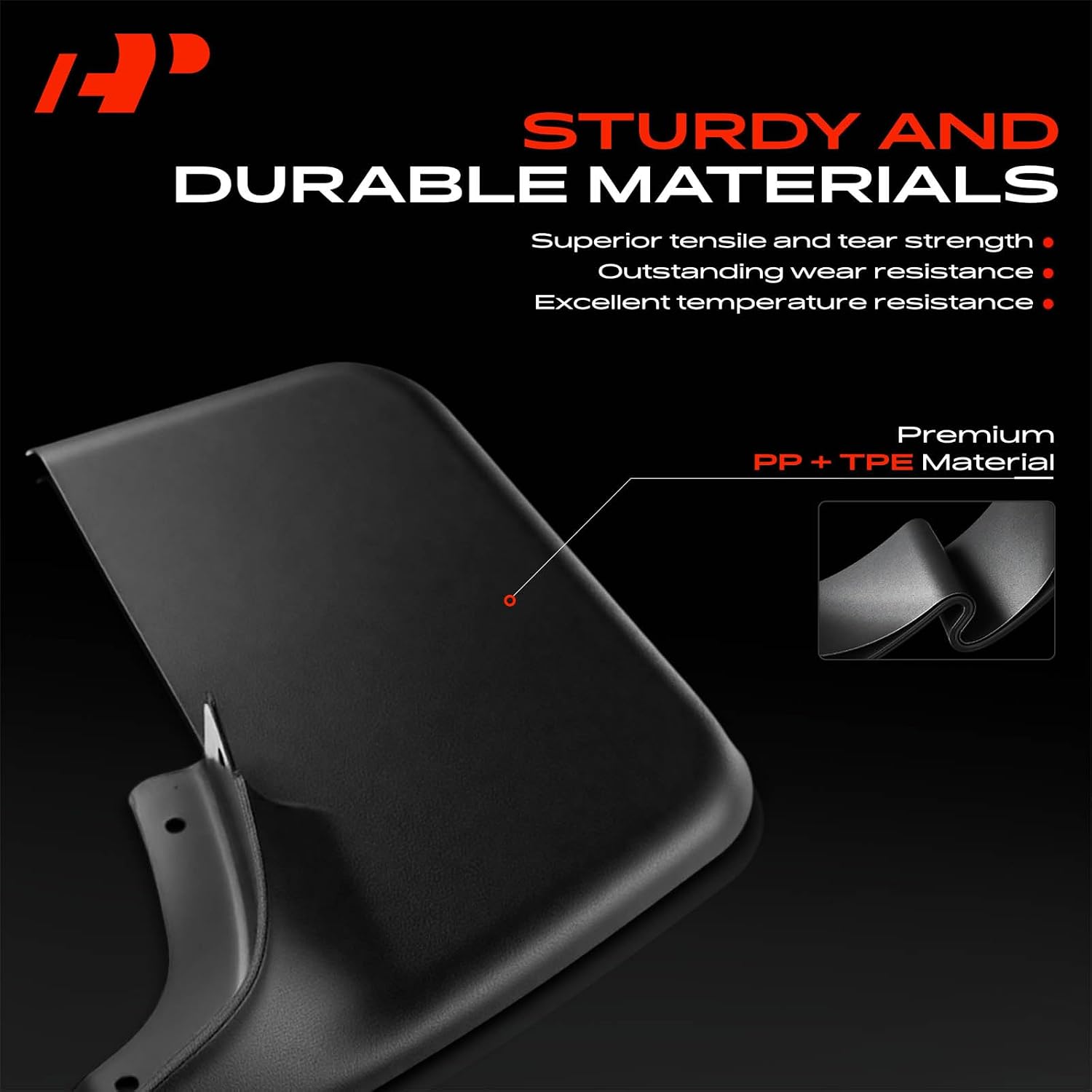 Mud Flaps Compatible with Ford F-150 2004-2014 Pickup | No Drilling Required Splash Guards with Installation Hardware