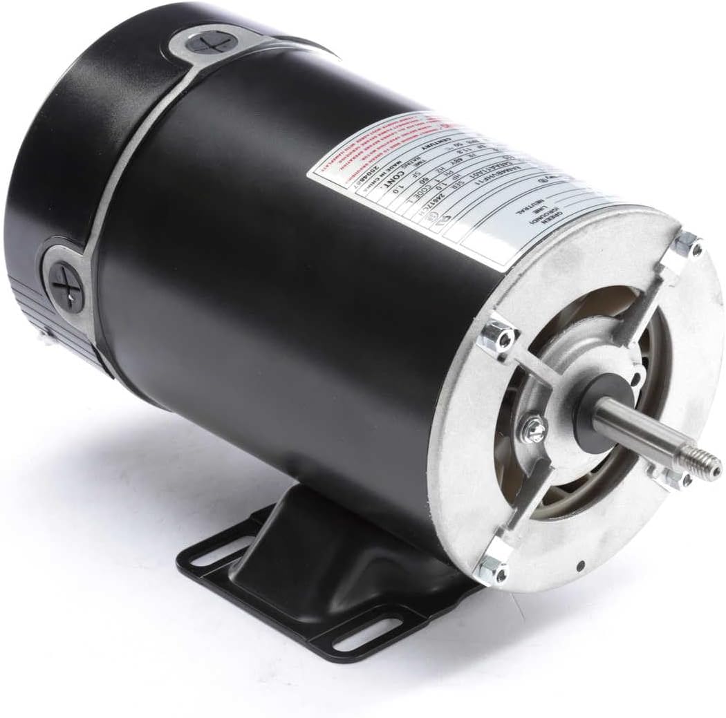 A.O. Smith BN25V1 1 HP, 3450 RPM, 1 Speed, 115 Volts, 12 Amps, 1 Service Factor, 48Y Frame, PSC, ODP Enclosure, Rigid Base Pool Motor