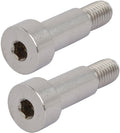 uxcell 304 Stainless Steel Hex Socket Shoulder Bolt 12mm Shoulder Dia 25mm Shoulder Length M10 Thread 2Pcs