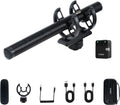 D2 Wireless Shotgun Microphone Hypercardioid Condenser Mic | Wireless Camera Microphone, Hypercardioid Pickup, Low