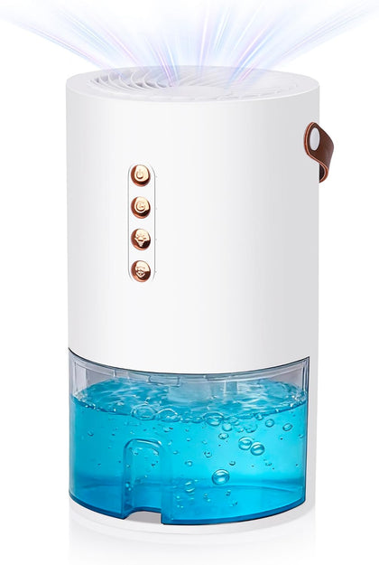 Dehumidifier for Home, 60 Oz | Small Portable Design, For Basement, Bedrooms, Bathrooms, Closets, RVs, Automatic