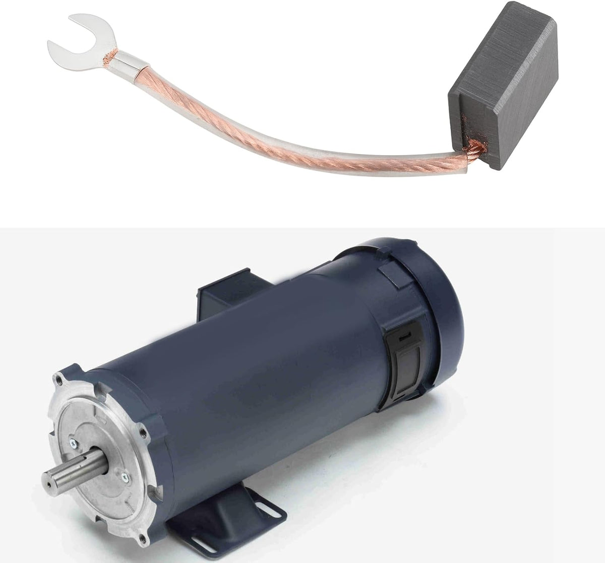 2Pairs DC Electric Motor Carbon Brush 900116.02 20.6x19.8x9.5mm Compatible with Leeson DC Motors