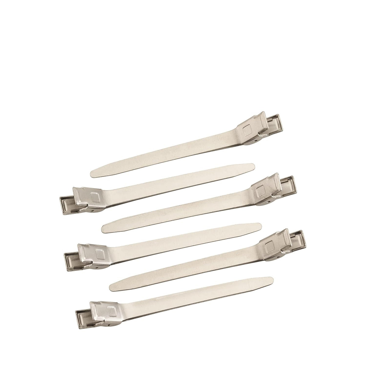 Aluminum Sectioning Clips - 6 CT, Silver
