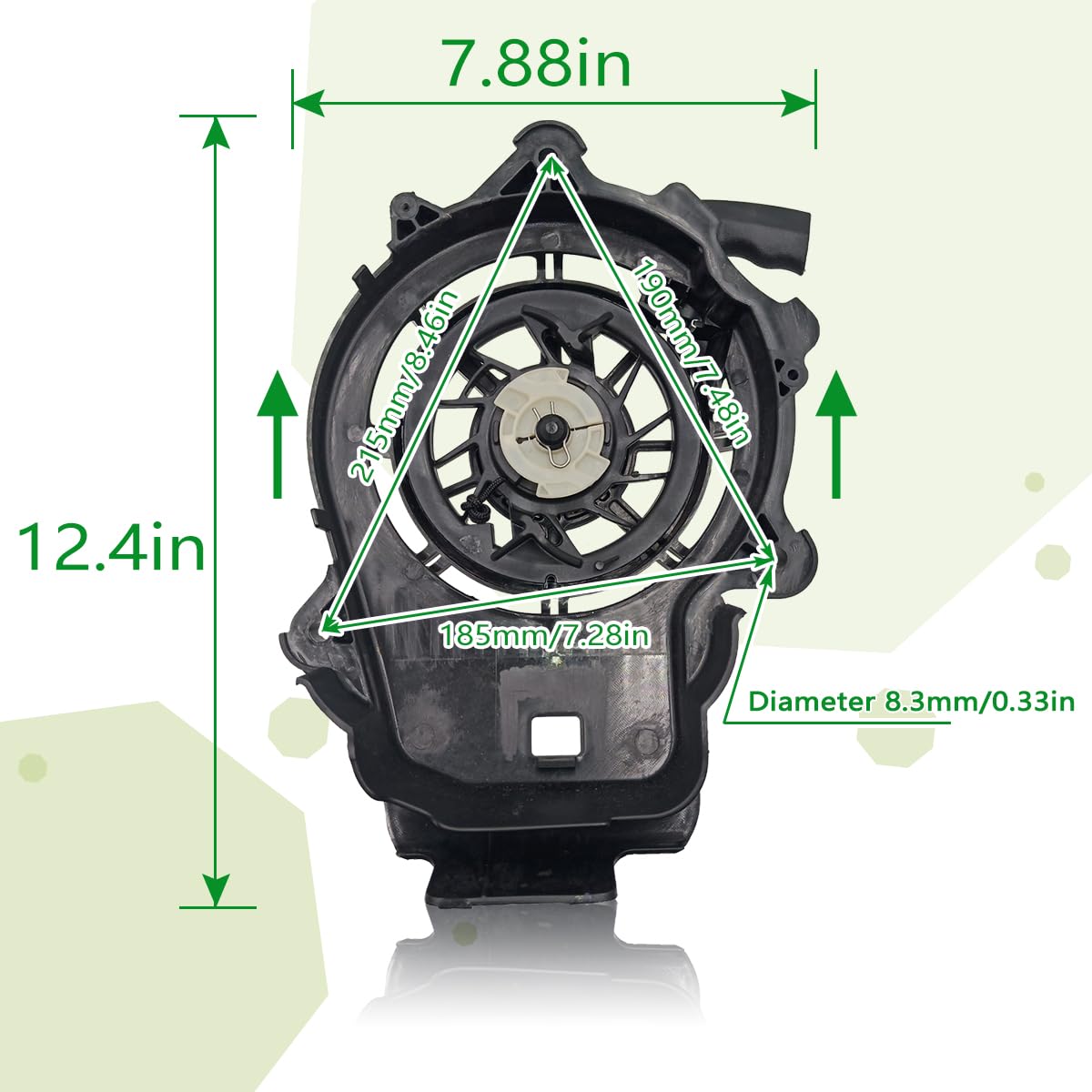 Rewind Starter 594062 for Recoil Starter Pull Start Fits 093J02 103M02 103M05 103M0B 104M02 Lawn Mower