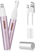 2026 Rechargeable Nose and Ear Hair Trimmer for Women Men – Painless Facial and Eyebrow Hair Remover, Dual-Edge