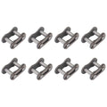 8PCS #25 Roller Chain Connecting Links, 1/4 Inch Pitch
