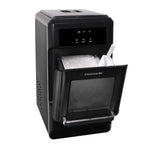 EFIC237 Countertop Crunchy Chewable Nugget Ice Maker, 44lbs per day, Black Stainless